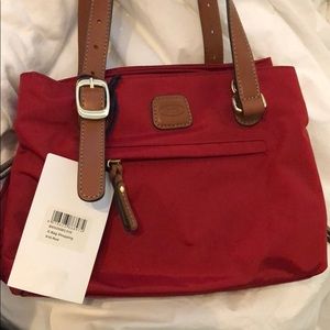 NEW BRICS X-Bag Handbag Red made in Italy